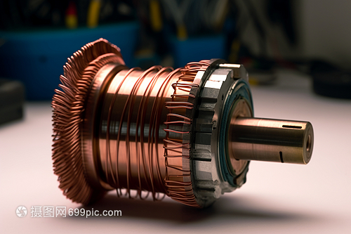 工業(yè)電機(jī)內(nèi)部的銅線圈與電動機(jī)制造